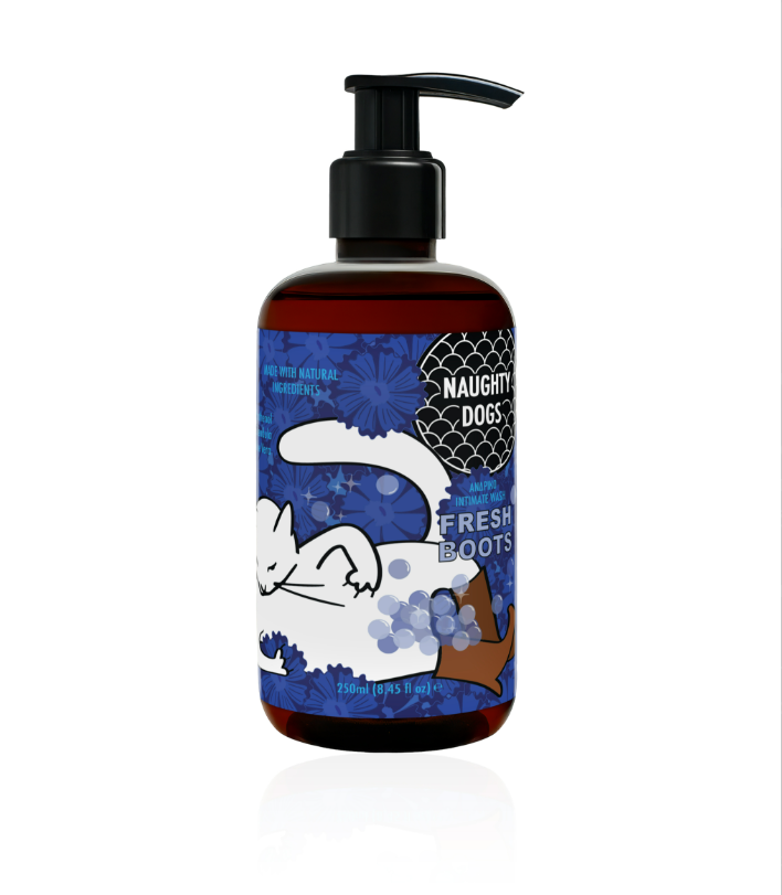 Σαπούνι Ευαίσθητης Περιοχής Fresh Βoots 250ml- Naughty Dogs